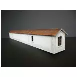 PLM XXL Wooden Dock Shelter Modelism 101019 HO 1/87