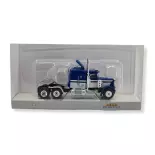 Traktor Peterbilt 359 Blau Weiß BREKINA 85707 - HO 1/87 - Amerikanischer LKW