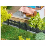 Iron fence pack 1936 mm FALLER 180417 - HO 1/87 - EP II