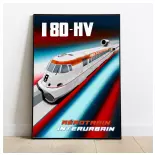 Poster L'aérotrain i80-HV - 800Tonnes AEROTRI80