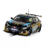 Voiture Analogique Honda Civic FK8 Type R BTCC 2022 BTC Racing Josh Cook - SCALEXTRIC 4409 - 1/32 - Super Slot