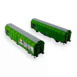 Hbbillns-x Hobbytrain sliding-wall wagon H24664 - N 1/160 - SBB - Ep V