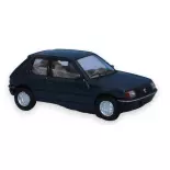 VOITURE PEUGEOT 205 XR - SAI 6304 - HO : 1/87 - BLEU MING MÉTALLISÉ