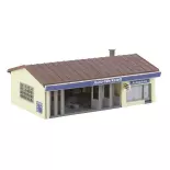 Garage "Auto-Werkstatt" Faller 232561 Gamme "Hobby" - N : 1/160 - EP III