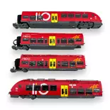 Automotrice électrique AGC Z 27871/27872 LIO - LS Models 10080 - HO 1/87 - SNCF - Ep VI - Analogique - 2R