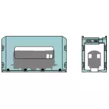 Scatola di trasporto PECO PT60 - N 1/160 - HO / HOm / HOe 1/87 - OO 1/76