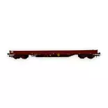 Wagon plat à ranchers "Unimetal" - Jouef HJ6258 - HO 1/87 - SNCF - Ep IV - 2R