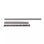 Rocoline 42661 rubber ballastbak voor flexibele rail - HO: 1/87 - Code 83