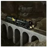 Locomotive à vapeur 141 R 1244 - Jouef HJ2433S - HO 1/87 - SNCF - Ep V - Digital sound - 2R