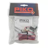2 Bornes de connexion avec câbles - Piko G 35270 - G 1/22.5