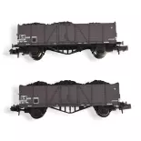 Coffret 2 wagons tombereaux - HN6491 -  SNCF