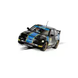 Voiture Analogique - Ford Escort Cosworth WRC - Rod Birley - Scalextric CH4427 - Super Slot - Echelle I 1/32