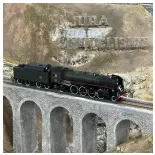 Steam Locomotive 141 R 1244 - JOUEF HJ2433 - SNCF - HO 1/87 - EP V - 2R - Analogue