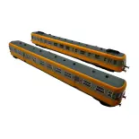 Autorail RGP 2 X-2706 Orange & Béton - Analogique - REE MODELES MB175 SNCF - HO - EP IV