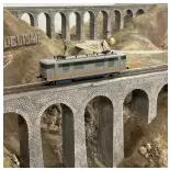 Locomotive électrique BB 16771 livrée béton analogique VITRAINS 2222 - SNCF - HO 1/87
