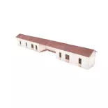 Abri de quai PLM XXL - Bois Modelisme 101019 - HO 1/87