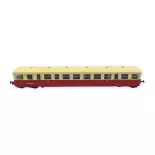 Aanhangwagen XR-7397 Rood/Crème "BORDEAUX" REE MODELES VB442 - SNCF - HO 1/87