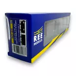 Lote de 2 vagones cubiertos PLM 20T REE Modelos WB696 - HO 1/87 - SNCF - EP II