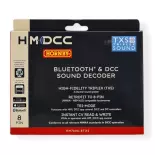 Bluetooth and DCC sound decoder - 8 pins HORNBY R7336 HO 1/87
