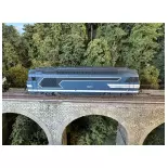 Locomotive Diesel BB67411 Bleue "Strasbourg" Analogique REE MODELES MB167 - SNCF - HO