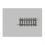 Straight rail G107 - 107 mm PIKO 55204 - HO 1/87 - Code 100