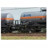 Coffret de 5 wagons-citernes VTG pour le transport de chlore gazeux - Märklin 46465 - HO 1/87 - Ep V - 3R