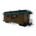 Fourgon à bagages F&C marron avec lettrage - Minitrains 5162 - HOe 1/87 - 2R