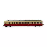 Remorque d'autorail ZR 27110 - R37 H0 41253 - HO 1/87 - SNCF - Ep III - Analogique - 2R