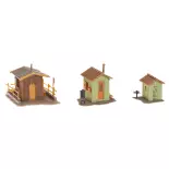 Lot de 3 maisons de route - Faller 120140 - HO 1/87 - EP I