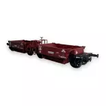 Wagon couplage ballast - R37 43101 - HO 1/87 - PLM - EP II