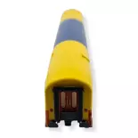 Geel-blauwe "Espace Qualité" VRU auto - LS MODELS 40155 - SNCF - HO : 1/87 - EP. V