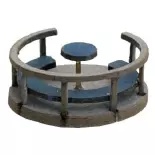 Lot d'équipements de terrain de jeux miniature - Noch 14368 - HO 1/87