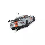 Voiture Analogique - Aston Martin DBR9 - Edition GULF - ROFGO "Dirty Girl" - Scalextric CH4316 - Super Slot - Echelle I: 1/32