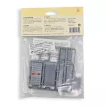 Pack 2 casiers gris Faller 180282 - HO : 1/87 - EP V