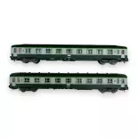 Set van 2 wagens DEV AO B9 - Arnold HN4448 - N 1/160 - SNCF - Ep IV - 2R