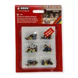 MEGA SET 60 beeldjes "assis" NOCH 18402- HO 1/87