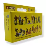 Pack XL 18 Figurines "Au boulot" NOCH 16111 - HO 1/87th