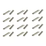 Sachet de 24 éclisses métal code 70, 75 et 83 Peco SL110 HO 1/87