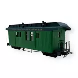 Fourgon à bagages F&C vert avec lettrage - Minitrains 5132 - HOe 1/87