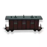 Carrozza passeggeri marrone MiniTrains 5144 - HOe 1/87