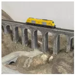 Locomotive diesel BB 75085 Infra, sans moteur - Rocky rail 675085D - N 1/160 - SNCF - Ep VI