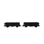 Set de 2 wagons tombereaux "Villach" - R37-HOP43003C - HO 1/87 - SNCF - Ep III - 2R