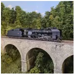 Locomotive à vapeur 1-231 G 236 "REIMS" - DC - REE MODELES MB135 - HO 1/87 - SNCF - 2R