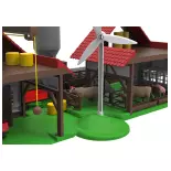 Granja con animales, establos, silos, heno MARKLIN MY WORLD 72212 - HO 1/87