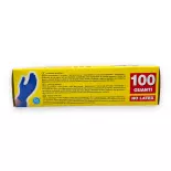 100 gants jetables taille XL - PG Mini P50622
