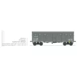 Wagon tp couvert 2 portes gris USA - Ree Modèles WB914 - HO 1/87 - Ep II - 2R