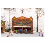 2 stands du marché de Noël - Faller 272020 - N 1/160 