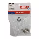 Pack of 10 spare bulbs Piko 55758- HO 1/87 - 19 V