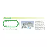 Jeu de variantes V13, viaduc à double voie - Kato K20-872 - N - 2R