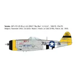 Avion P-47D Thunderbolt (Europe) - Italeri 2835 - 1/48
